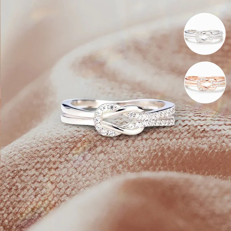 To My Daughter &lsquo;Mother & Daughter Forever Linked Together&rsquo; Linked Ring