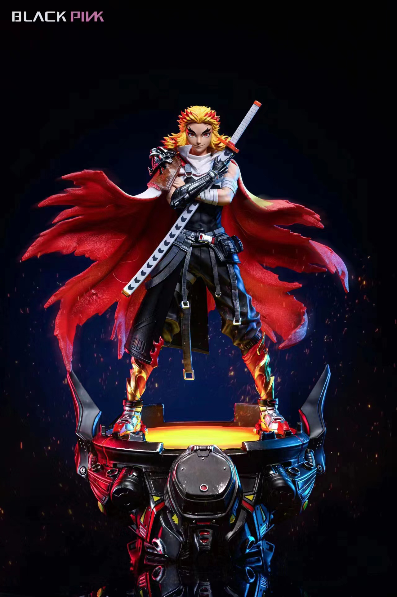 1/4 & 1/6 Scale Mecha Cyberpunk Series Kyojuro Rengoku with LED - Demon ...