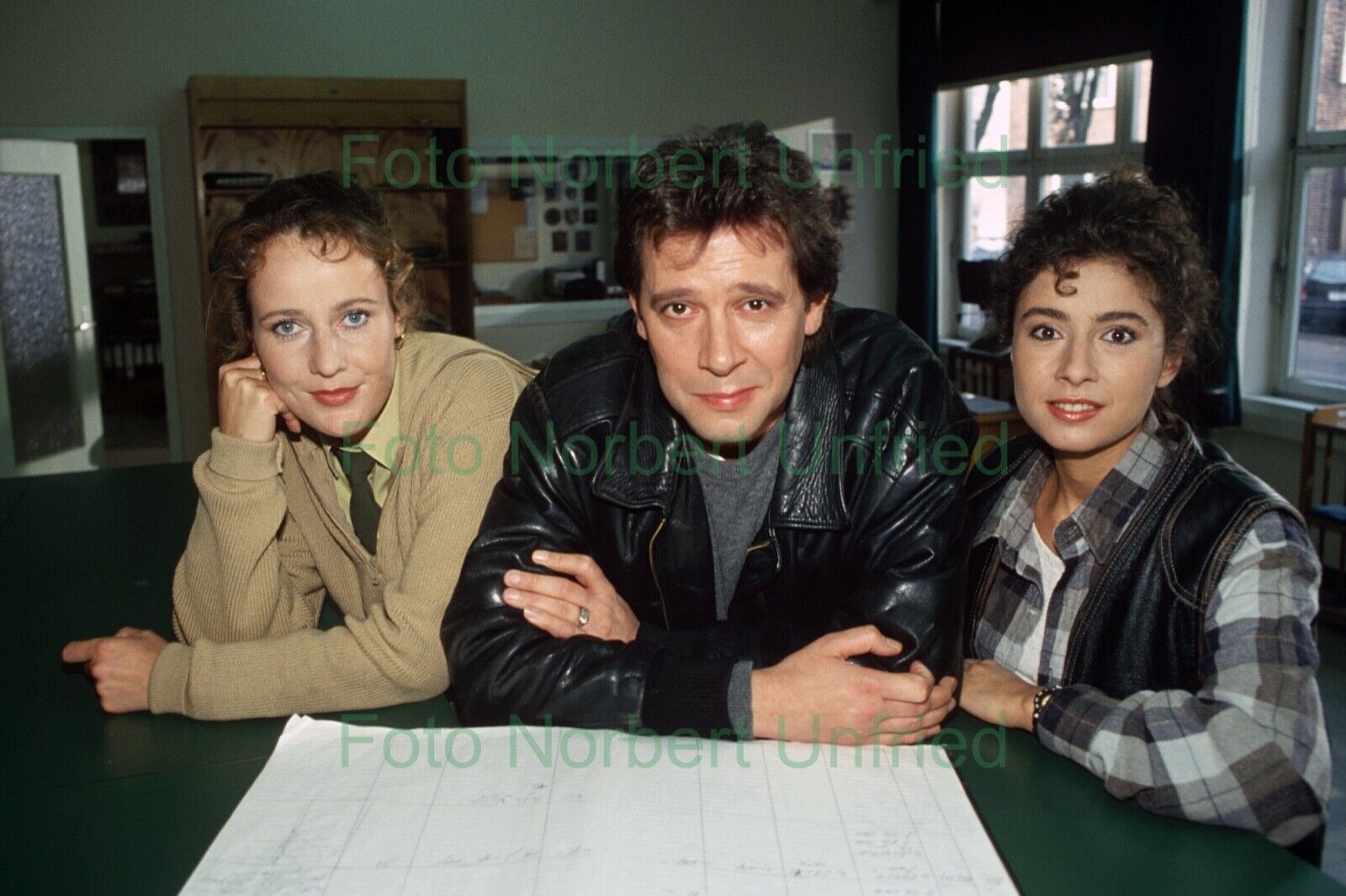 Jan Fedder - Britta Schmeling - Maria Ketikidou - Photo Poster painting 20 X 30 CM (Star-146