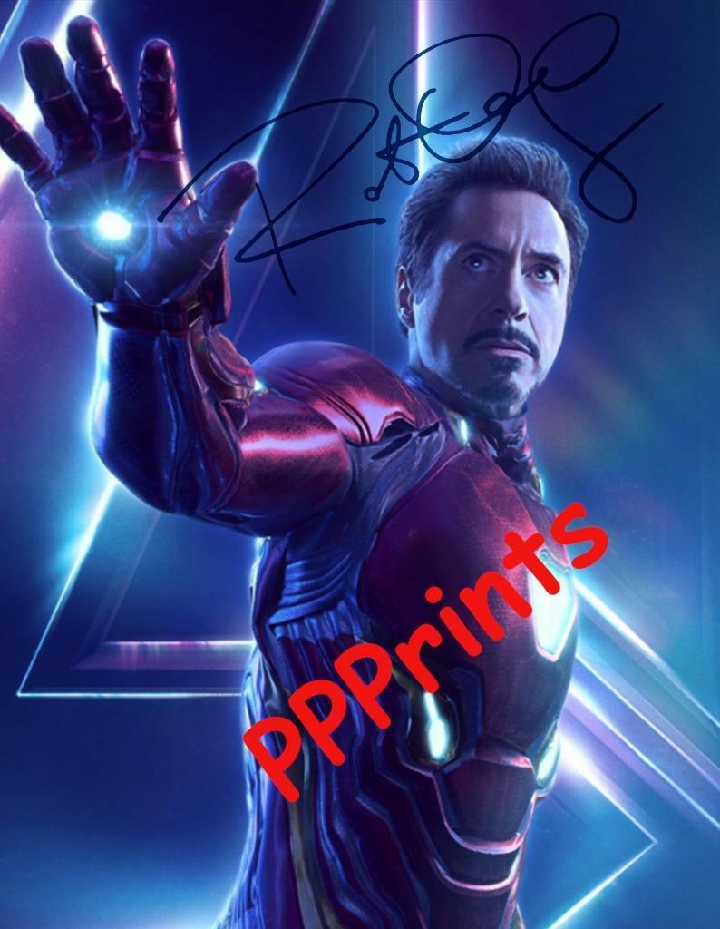 ROBERT DOWNEY,JR. IRON-MAN, AVENGERS SIGNED AUTOGRAPHED 10X 8