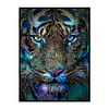 (Counted/Stamped)(Big Size) 11CT Tiger-Cross Stitch 50*66cm/19.69*25.98in