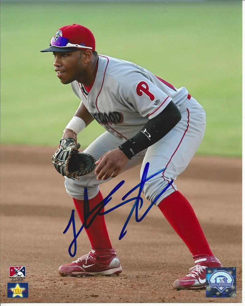 Jonathan Singleton autographed 8x10 Phillies minor league   #S582