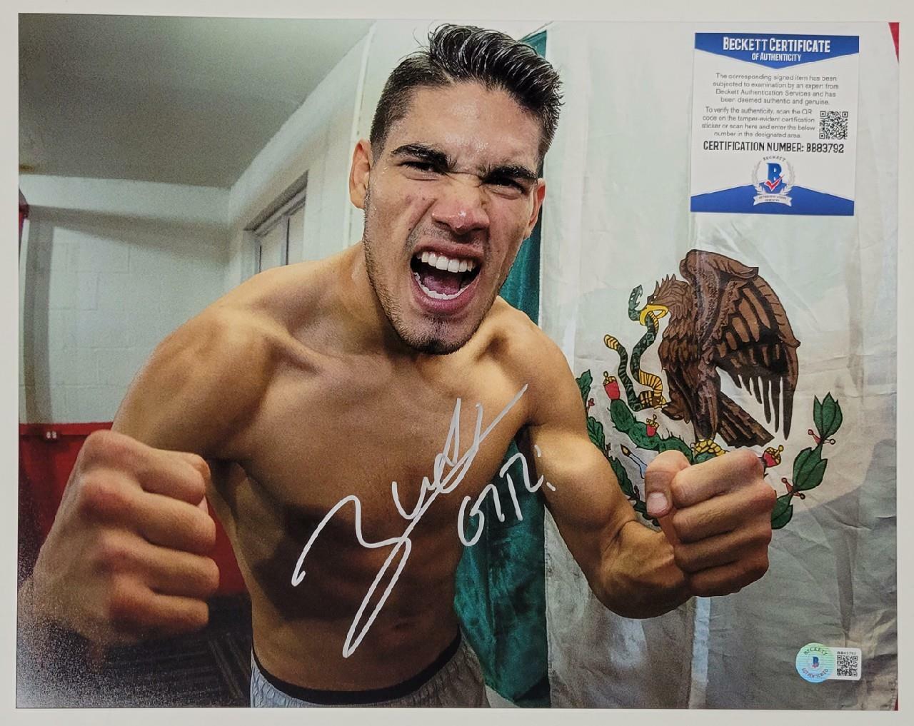 Gilberto Ramirez signed 11x14 Photo Poster painting WBO Boxing Champ Auto (F) ~ Beckett BAS COA