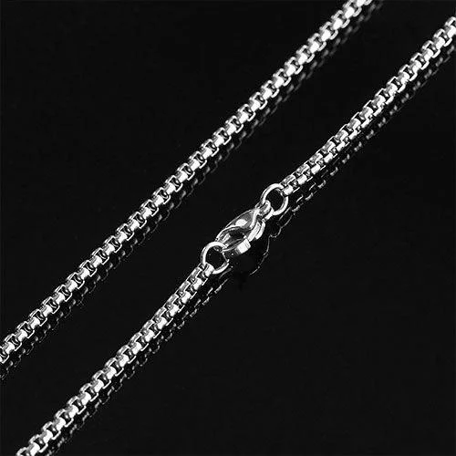 3mm Box Silver Chain