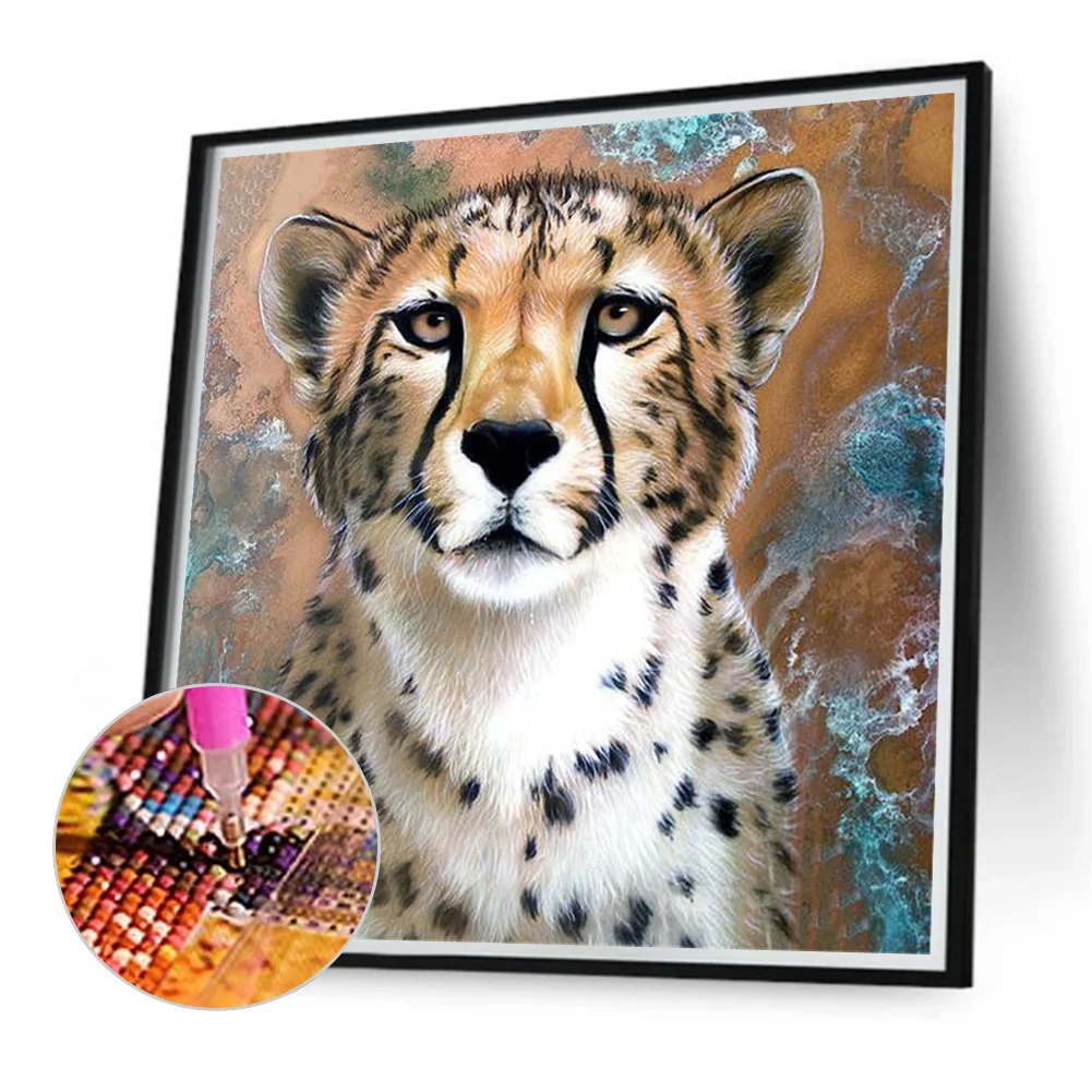Diamond Painting - Full Round Drill - Leopard(Canvas|40*40cm)