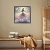 Diamond Painting -DIY Round Dril Girl in Butterfly Skirt