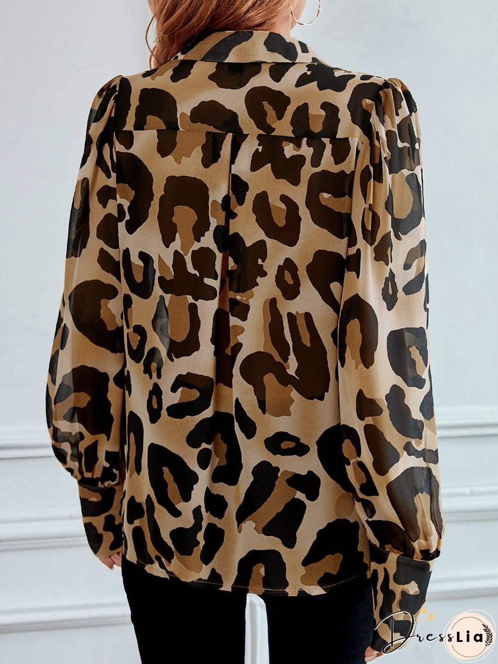 Contemporary Leopard Print Blouse