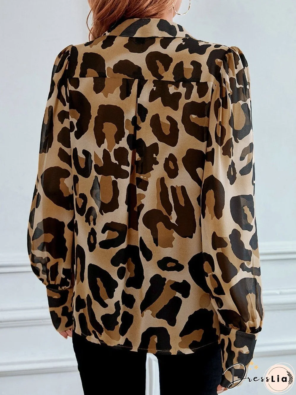 Contemporary Leopard Print Blouse