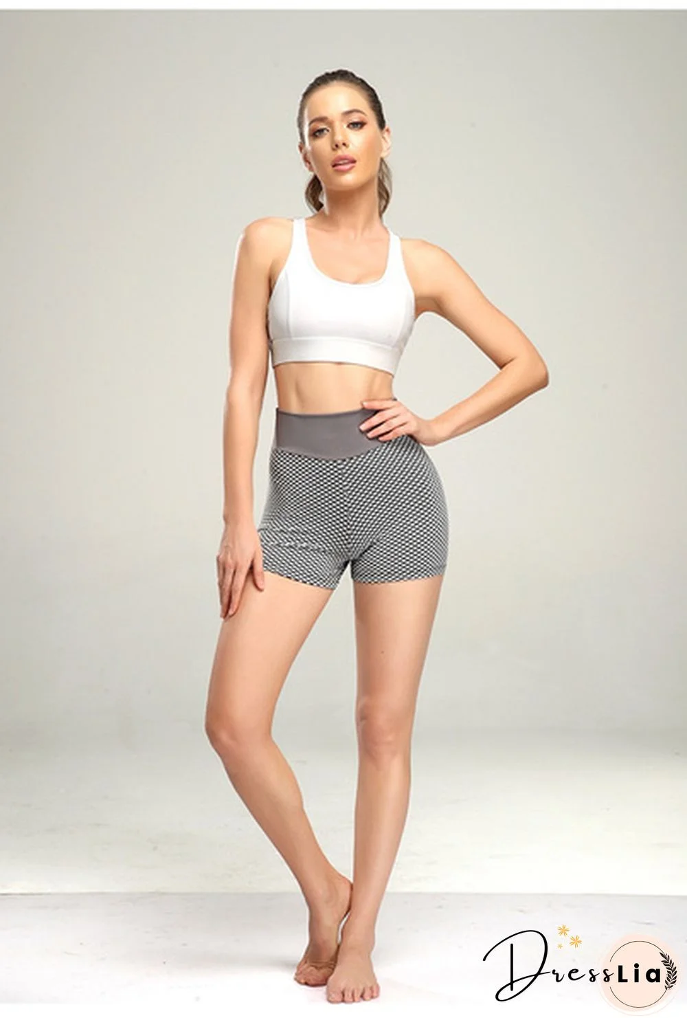 Workout Fitness Shorts Seamless Yoga Shorts Women High Waist Female Clothing Push Up Short Elasticity Breathable