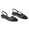 20mm Women&lsquo;s Classic Knit Flat Pumps Closed Round Toe Splicing Casual Shoes