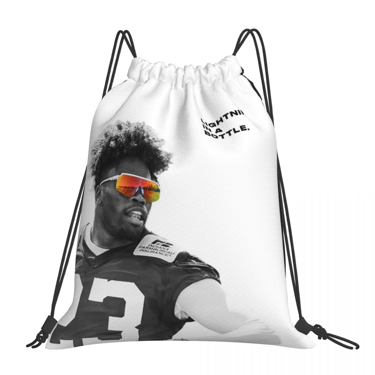 Indianapolis Colts Kenny Moore II Unisex Drawstring Backpack Bag Travel Sackpack