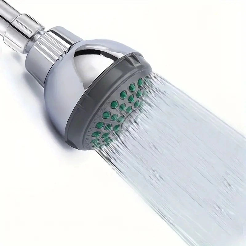 Minimalist Geometric Stainless Steel Shower Head Bathing
