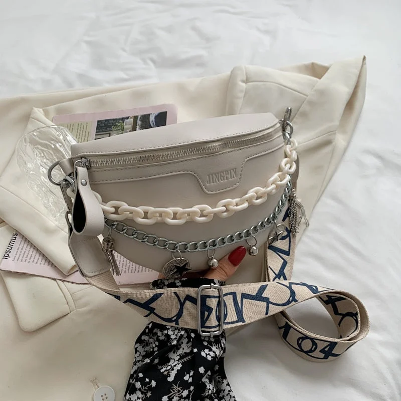 էѧӧܧ Small Solid Color Crossbody Bags For Women 2021 Pearl Design Summer Shoulder Female Phone Purses Chain Handbags