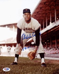 Orlando Cepeda SIGNED 8x10 Photo Poster painting + 58 NL ROY SF Giants PSA/DNA AUTOGRAPHED