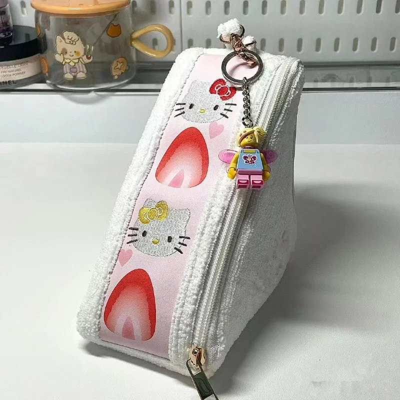 Strawberry Kitty Pen Bag - Lovesickdoe