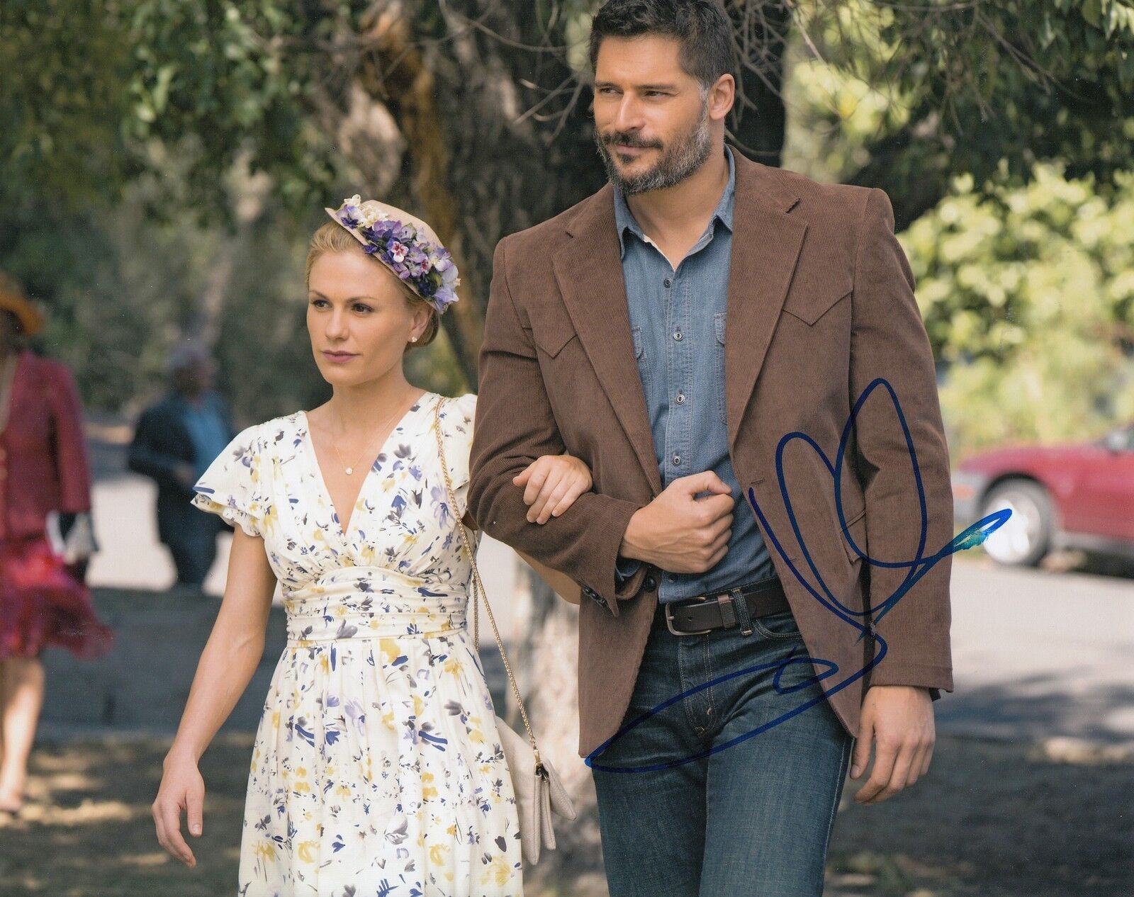 JOE MANGANIELLO signed *TRUE BLOOD* 8X10 Photo Poster painting W/COA Alcide Herveaux