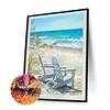 Diamond Painting-DIY Full Round Drill Beach Lounge Chair