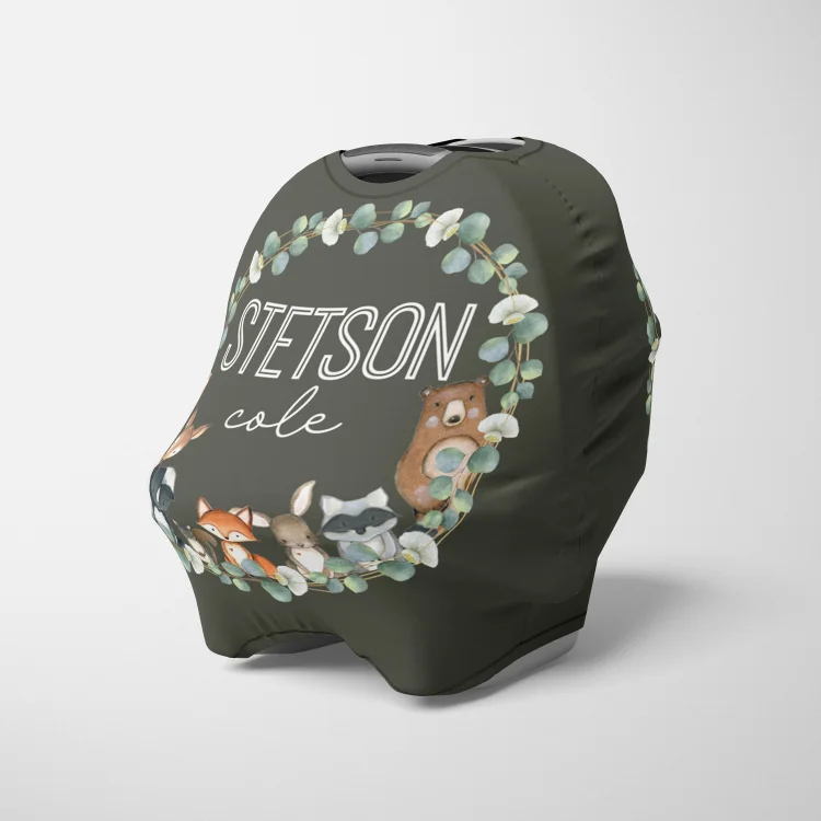 Personalized Baby Car Seat Canopy| Canopyl108