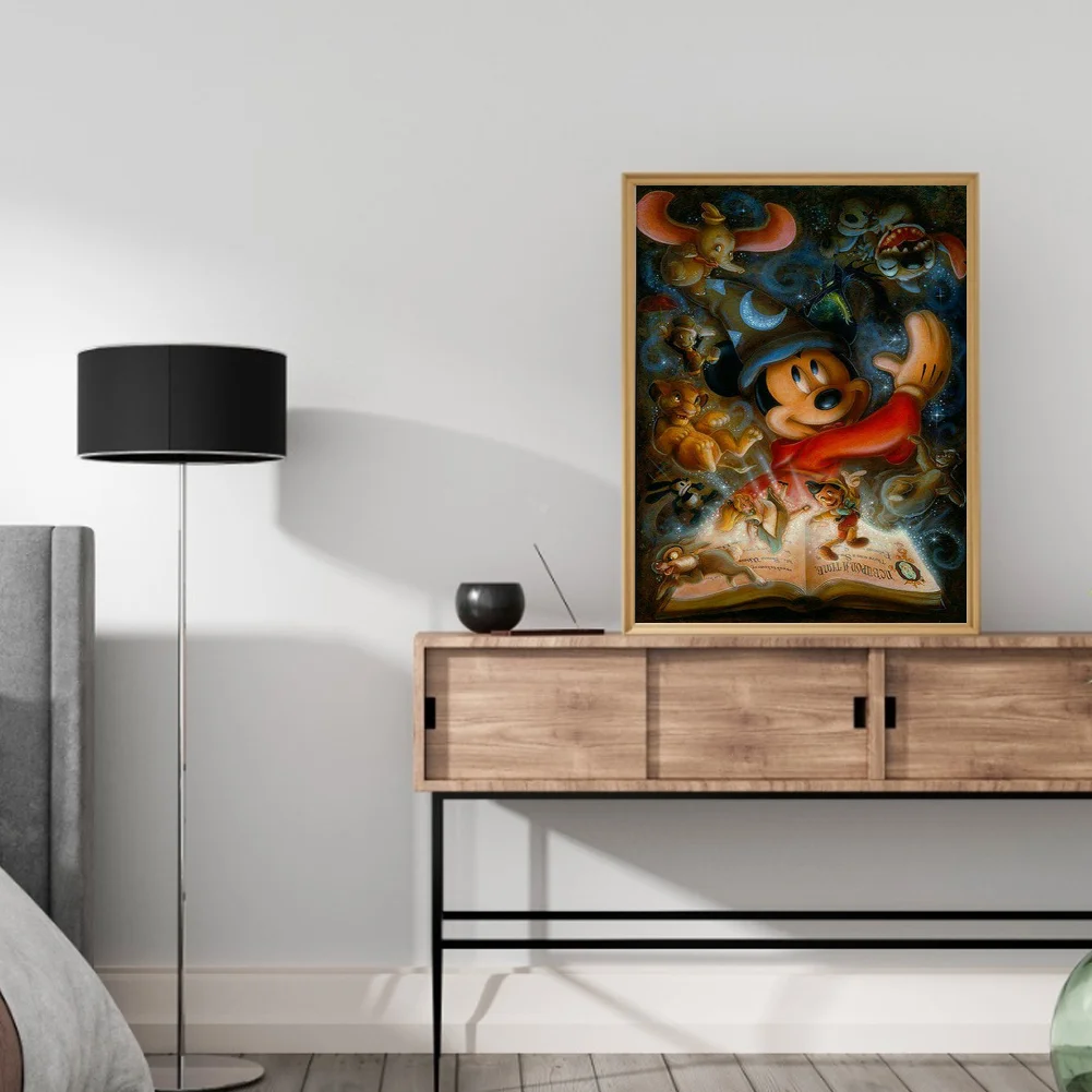 Cartoon Mouse Book - Paint By Number(40*50cm)