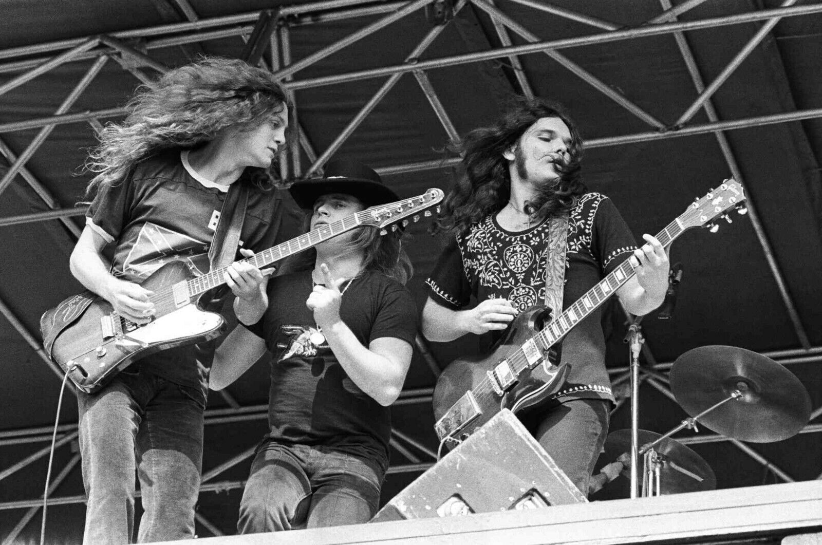 ?? Early LYNYRD SKYNYRD 8x10”Photo Poster painting Gary Rossington Allen Collins Ronnie Van Zant