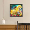 Glowing Princess Belle-Full Round Diamond Painting 40*40CM