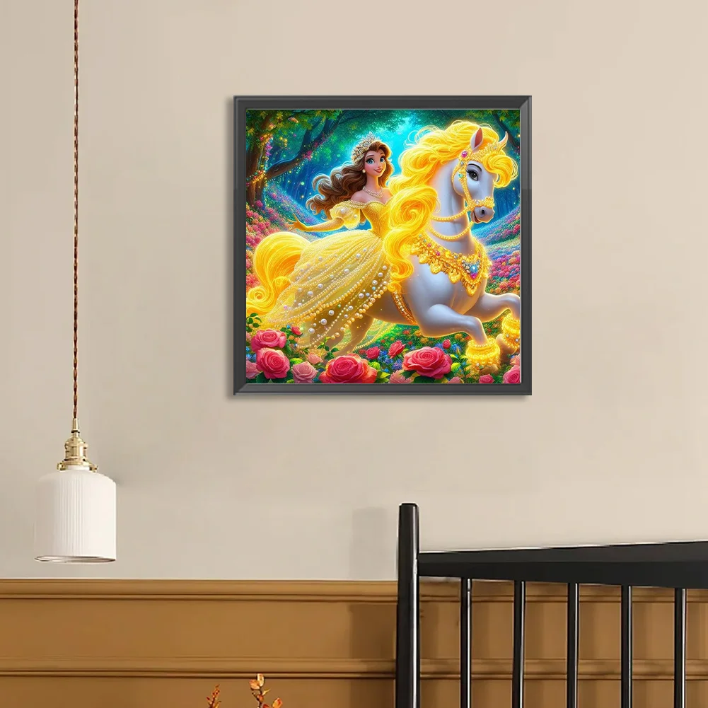 Diamond Painting - Full Round Drill - Princess Belle(Canvas|40*40cm)