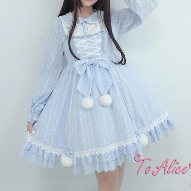 [Reservation] Fluffy Polar Bear Lolita Dress/Coat SP1711360
