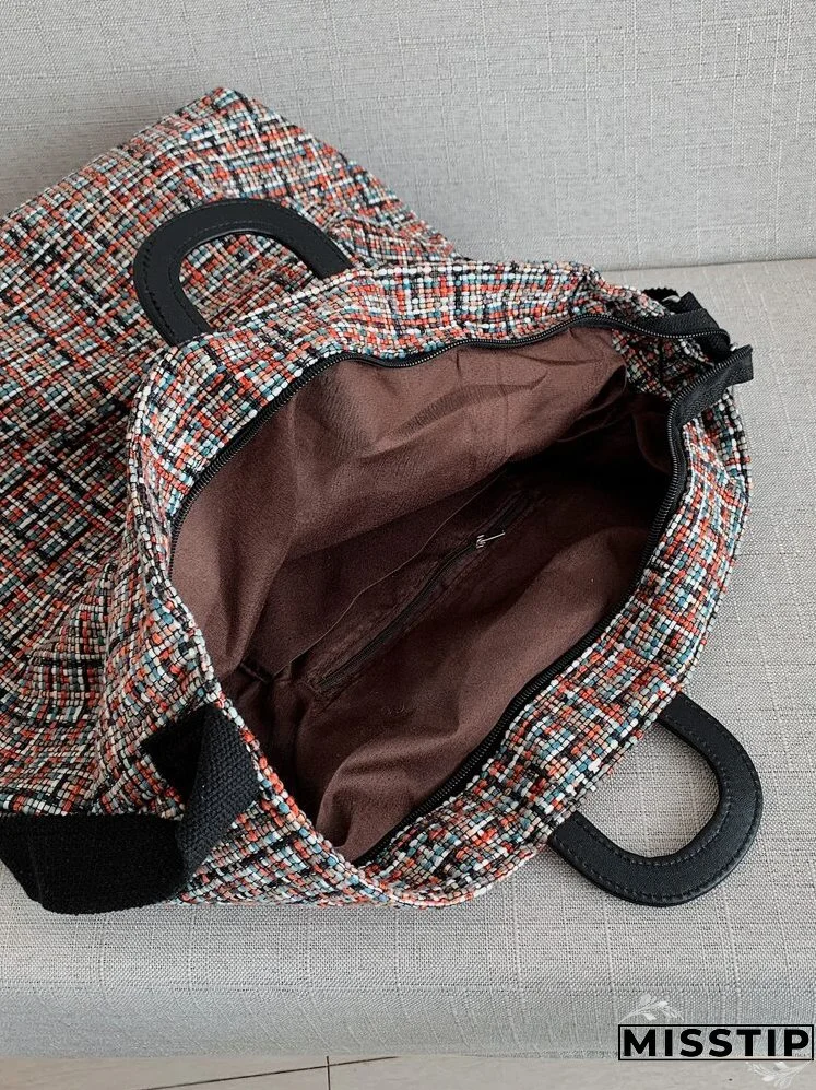 Tweed Tote Bag