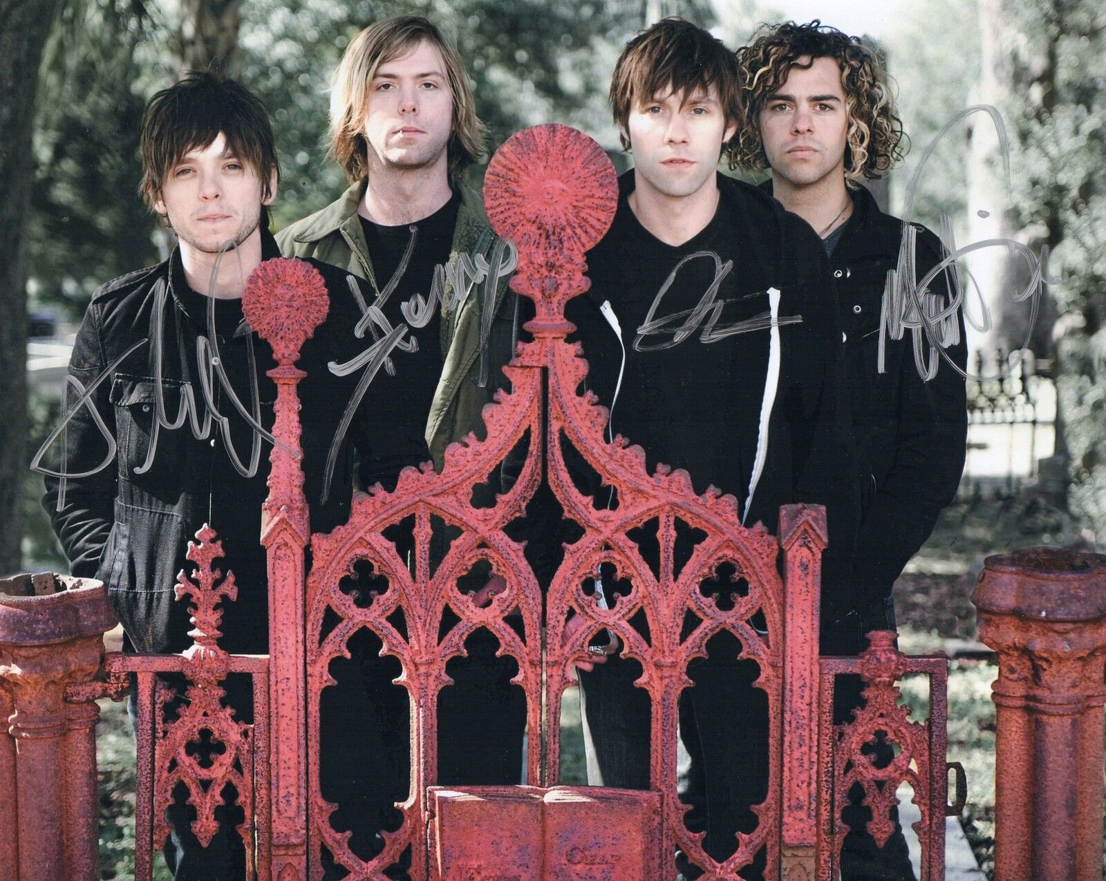 Madam Adam rock band hand SIGNED group promo Photo Poster painting Sex Ain't love