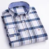 New style cotton anti-wrinkle casual stand collar long sleeve shirt
