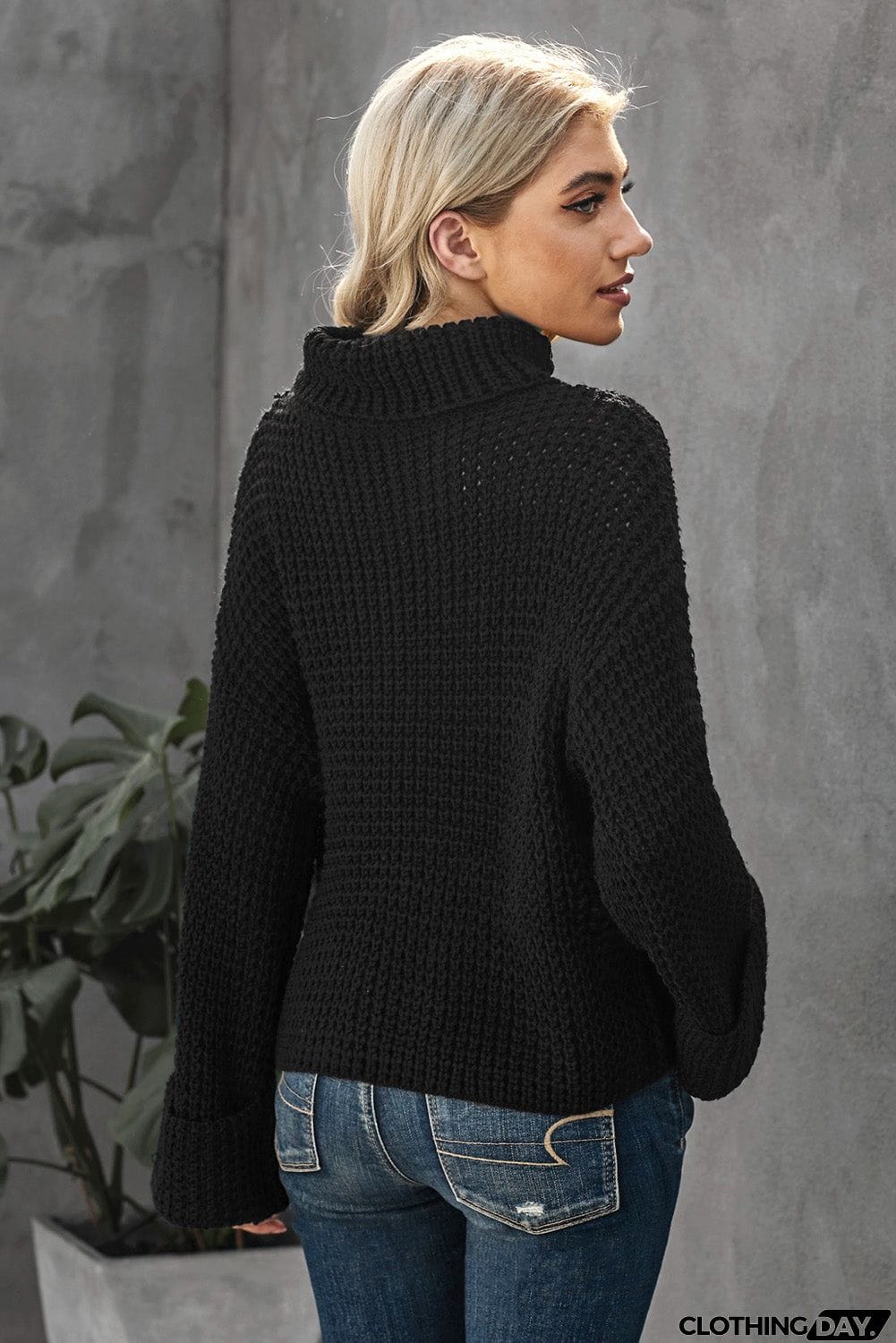 Turtleneck Knitted Sweater