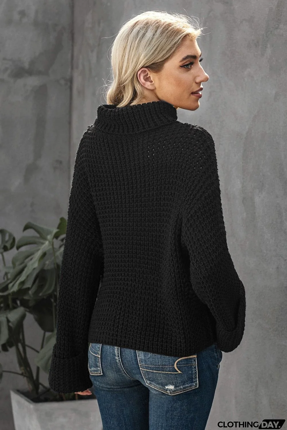 Turtleneck Knitted Sweater