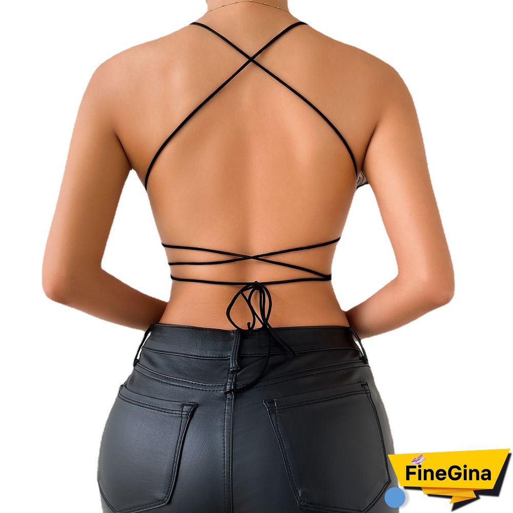 Women Summer Tops Y2K Tank For 90S Girls Butterfly Design Wrap Corset Coquette Female Fashion Cheap Camisole Tops Clothes