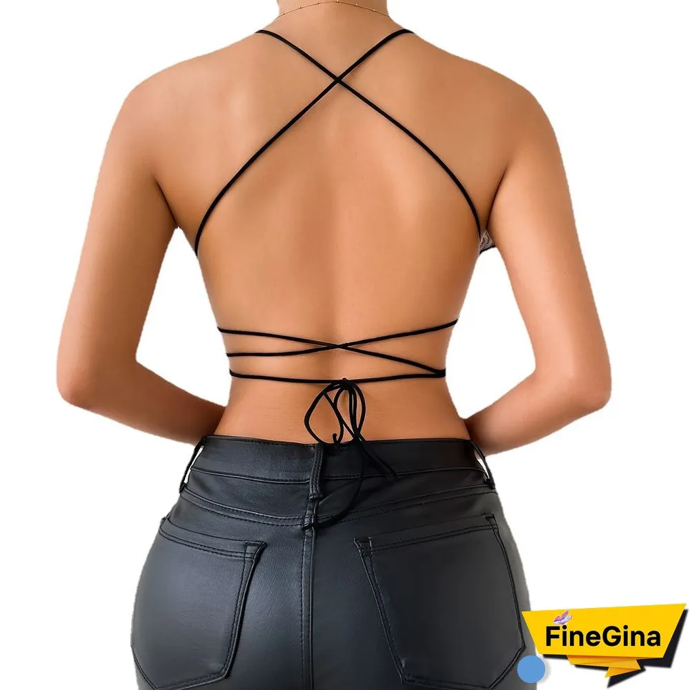 Women Summer Tops Y2K Tank For 90S Girls Butterfly Design Wrap Corset Coquette Female Fashion Cheap Camisole Tops Clothes