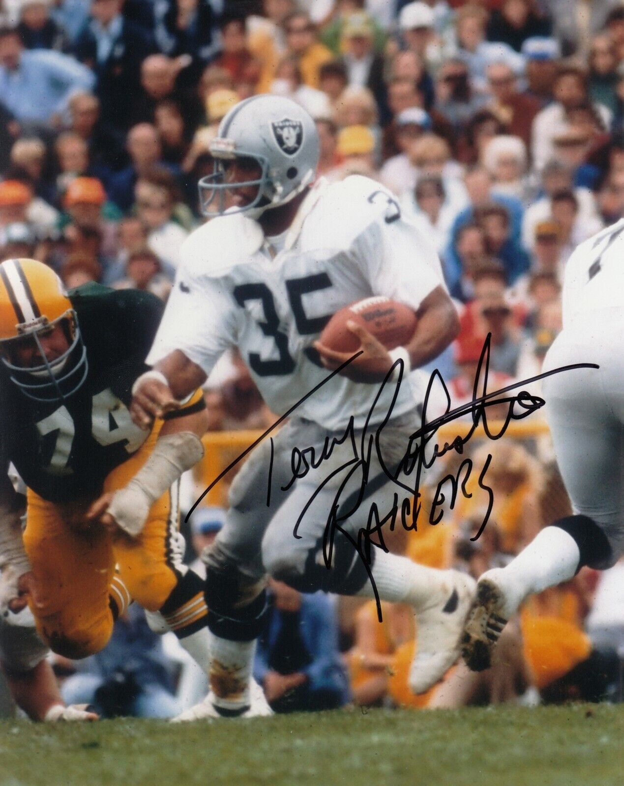 Terry Robiskie #0 8x10 Signed Photo Poster painting w/ COA Oakland Raiders 031019