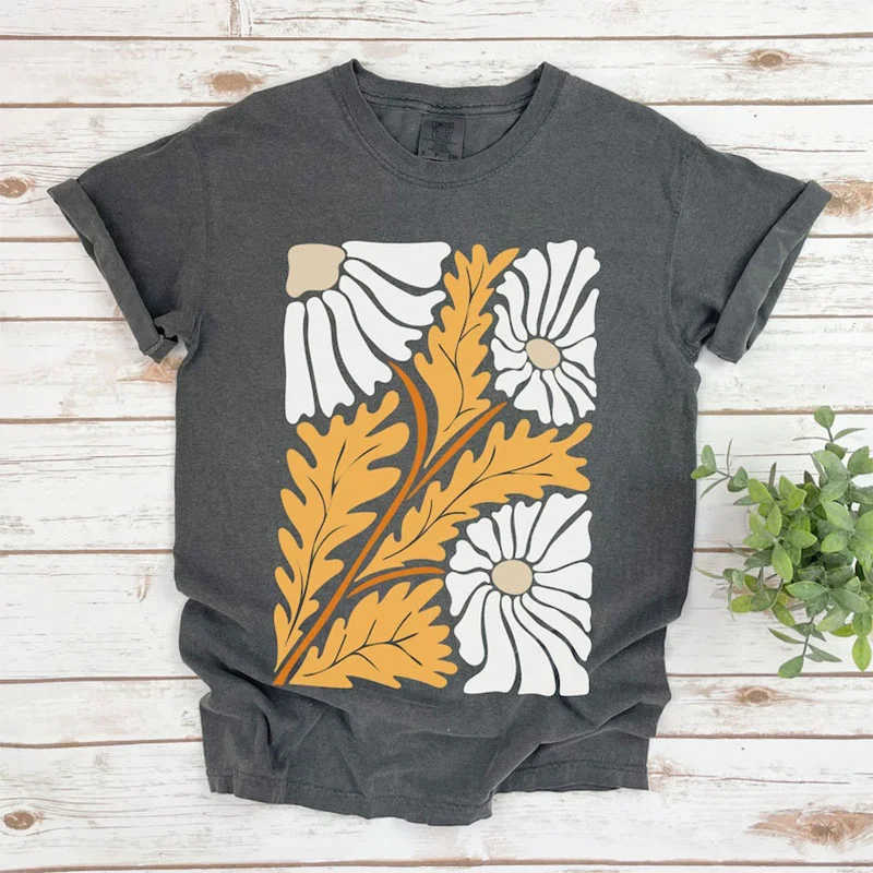 Eagerlys Art Nouveau Flowers T-shirt Eagerlys