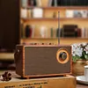 Retro Radio Speaker Wireless Portable FM Radio Receiver for Home Outdoor Travel