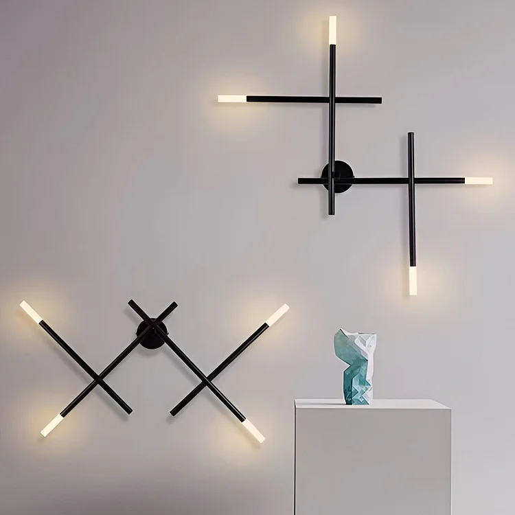 Creative Geometric Strip LED Modern Wall Lamp Wall Sconce Lighting - Appledas