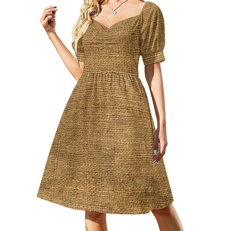 Burlap Sack Dress