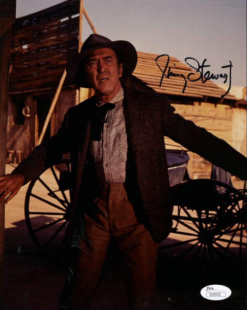 James Jimmy Stewart Jsa Certified Autograph 8x10 Hand Signed Photo Poster painting Authenticated