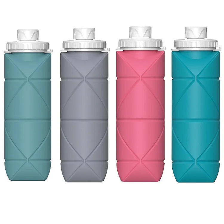 Mini Portable Water Bottles Folding Silicone Collapsible Travel Drinkware-Annaletters