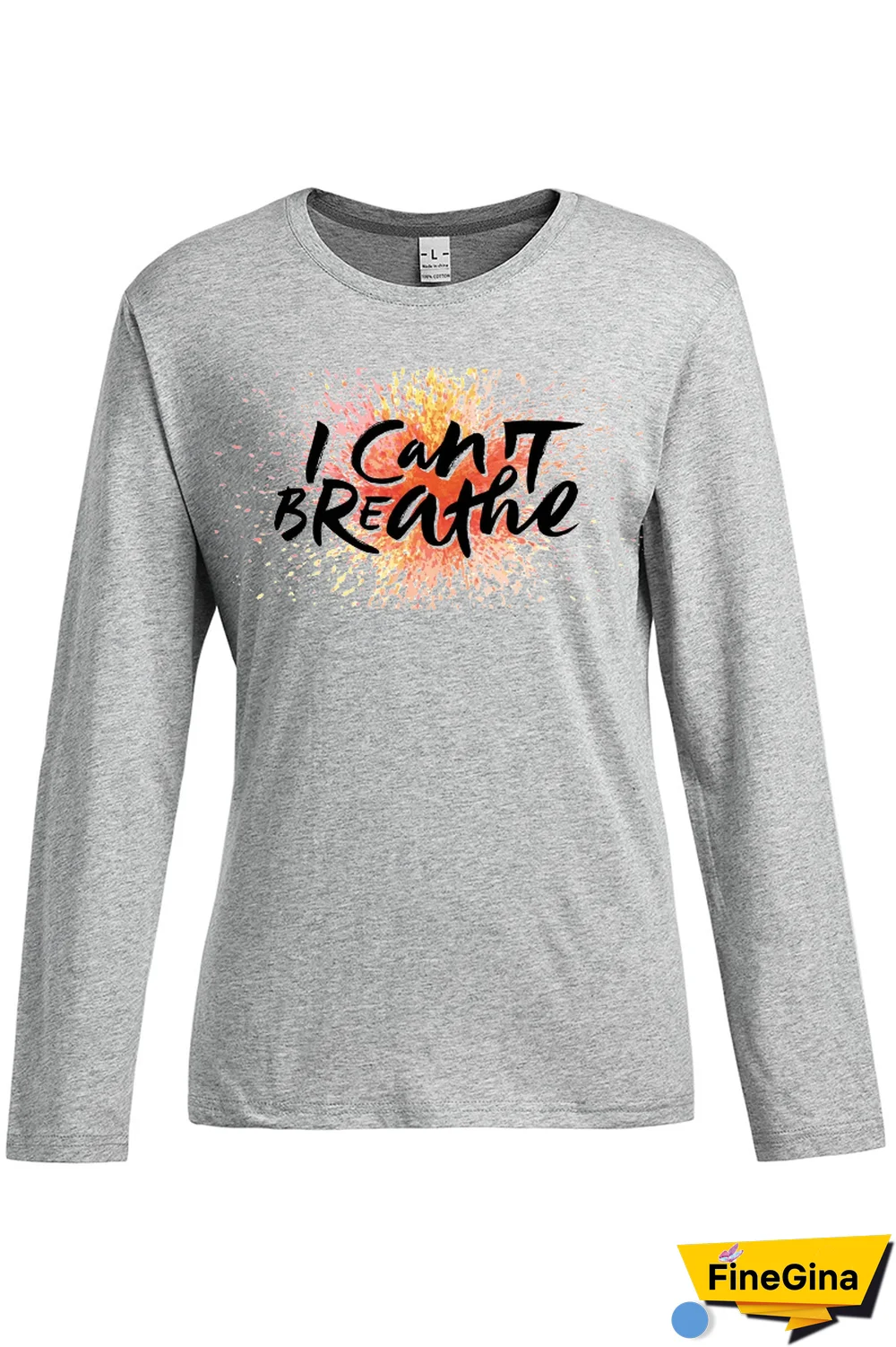 Navy Blue Street Print Patchwork Letter O Neck Tops