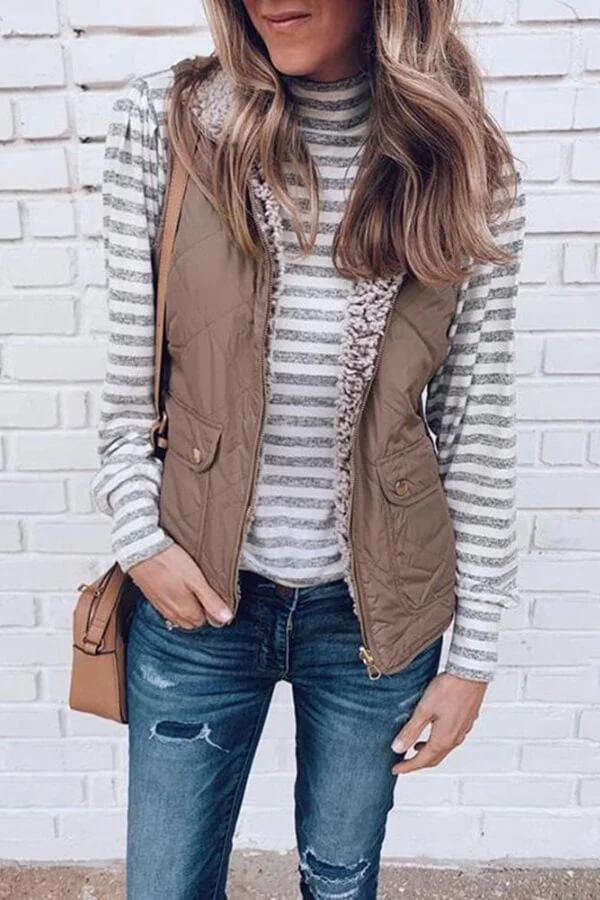 Fashion Casual Reversible Waistcoat