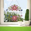 DIY Summer Flowers-Diamond Painting Pendant（Single-Sided)