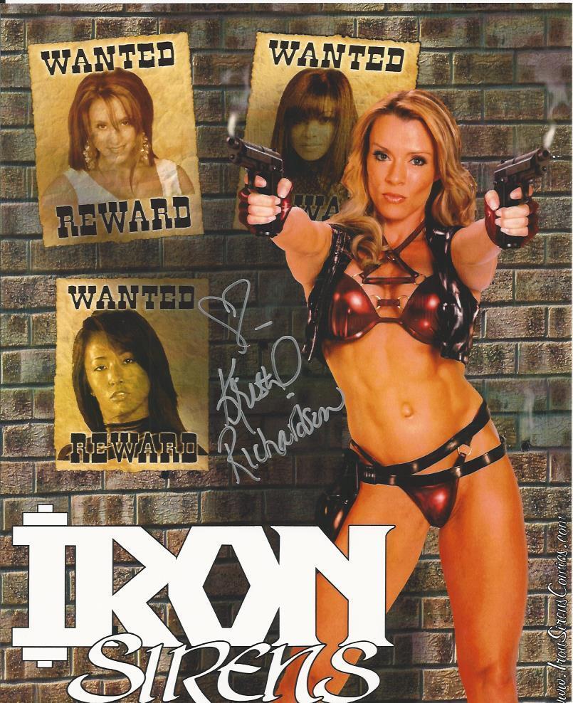 Kristal Richardson - Wrestling signed Photo Poster painting