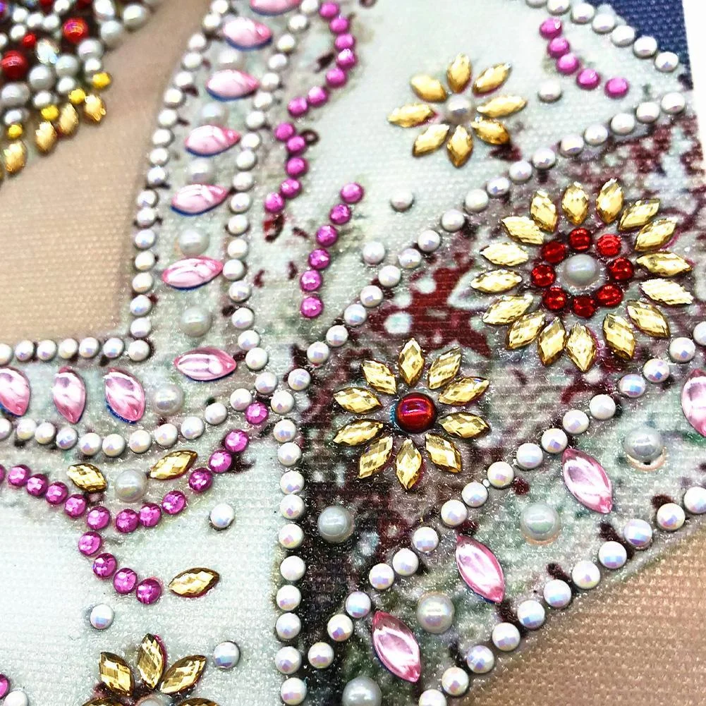 Diamond Painting - Special Shaped Drill - Indian Beauty(30*40cm)