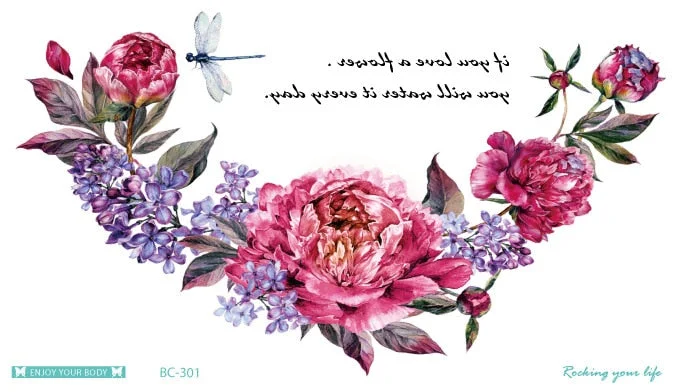 38 Kinds Adult Chest Back Tattoo Big Size Sexy Flowers Mandala Totem Waterproof Temporary Body Art Sticker tatouage temporaire