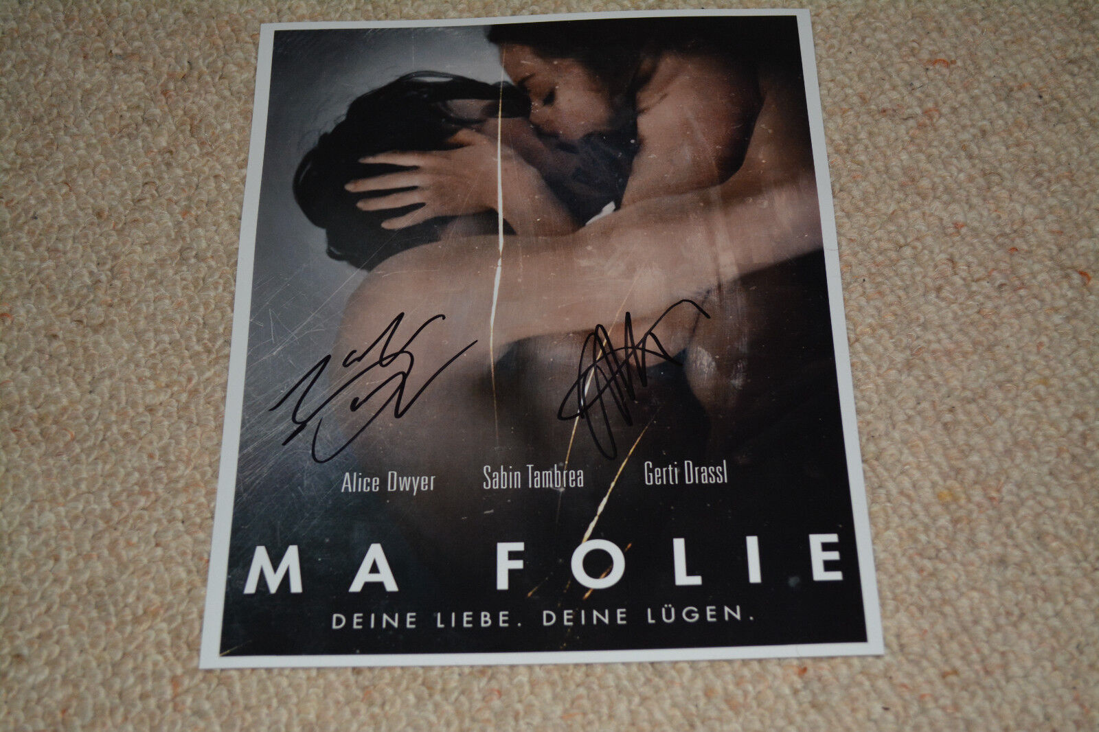 ALICE DWYER & SABIN TAMBREA signed autograph In Person 8x10 (20x25 cm) MA FOLIE