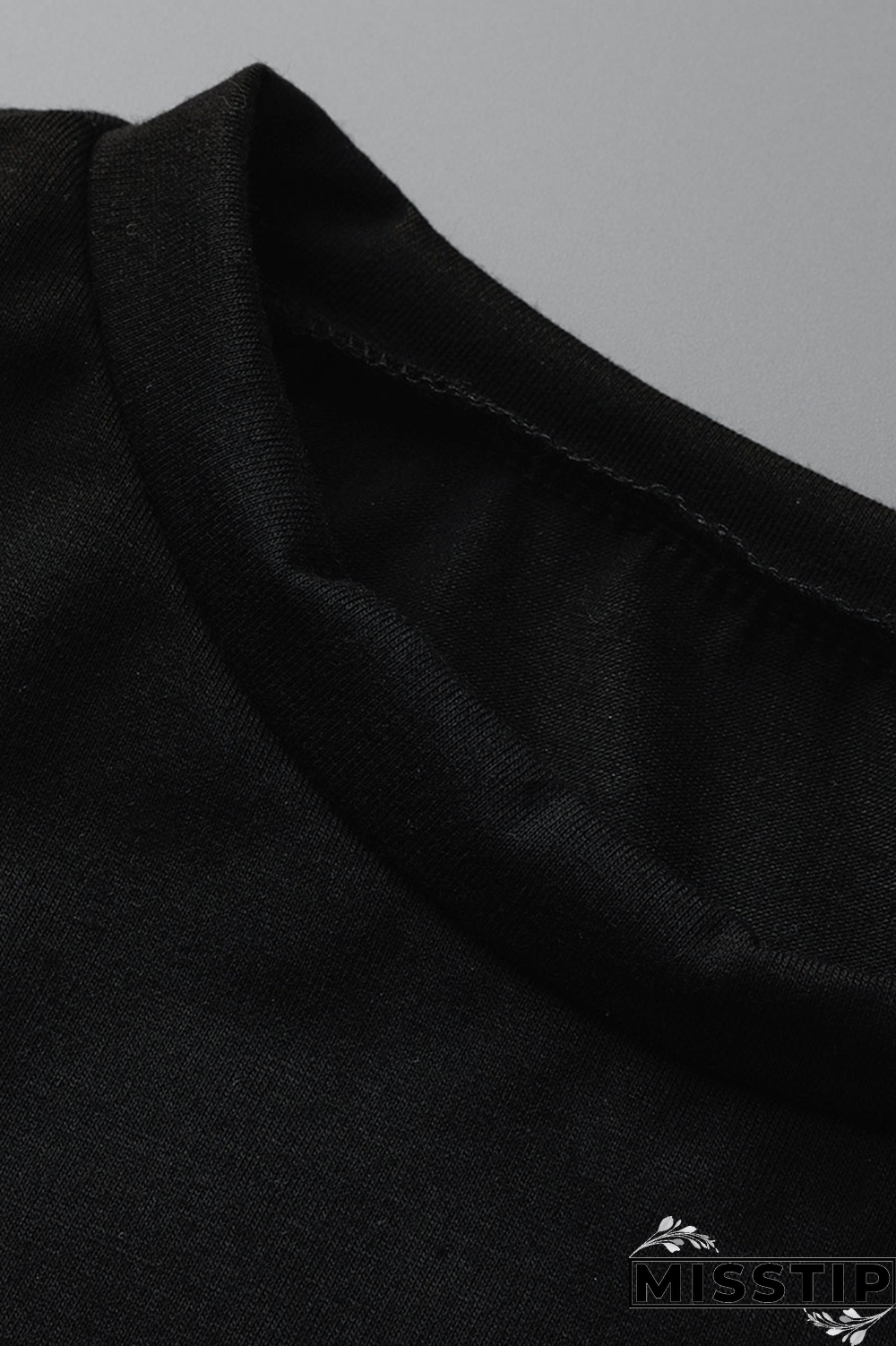 Fuchsia Fashion Print Mesh One Shoulder Short Sleeve Two Pieces