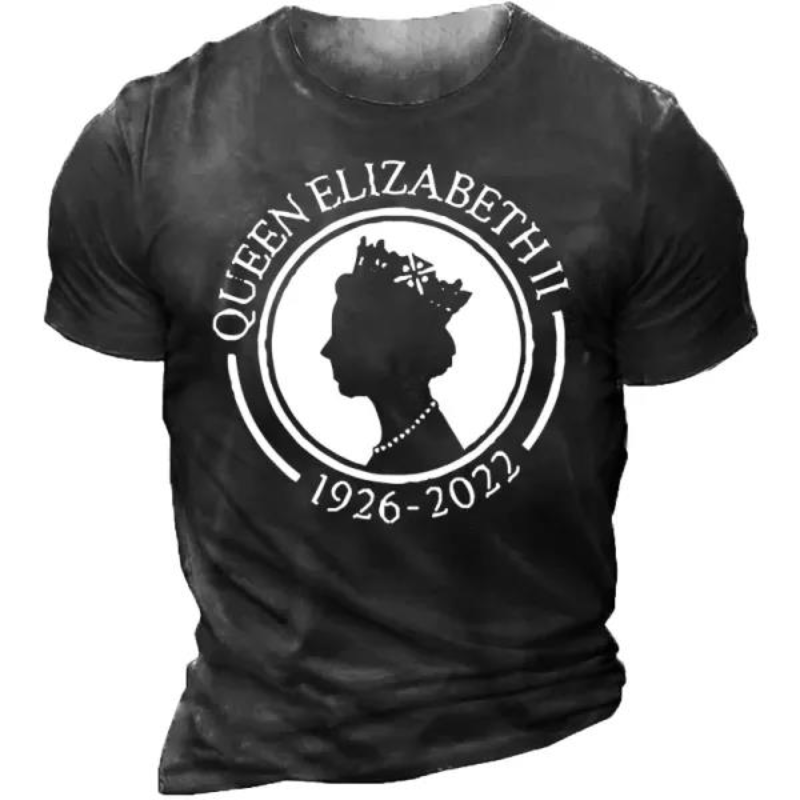 1926-2022 Queen of England Commemorative T-Shirt